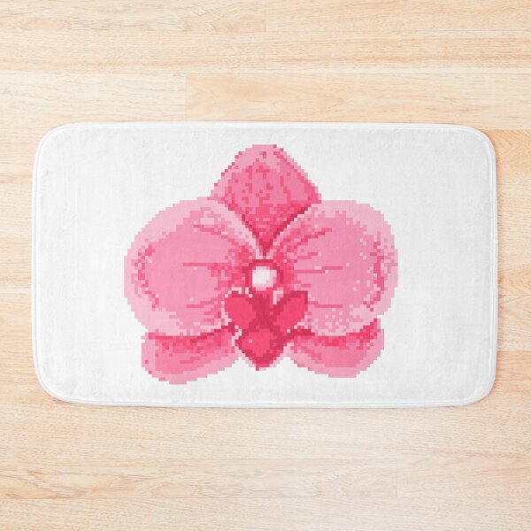 Item preview, Orchid pixel art designed and sold by Agniadesign.