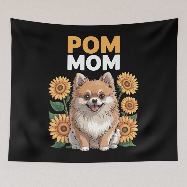 Item preview, Pom Mom Pomeranian Dog Sunflower Lover Mothers Day  designed and sold by EllenJast.