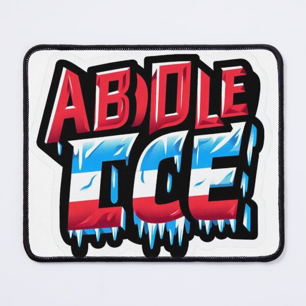 Item preview, Abolish ICE Melting Typography Design | Anti ICE Protest Graphic designed and sold by RedVista.