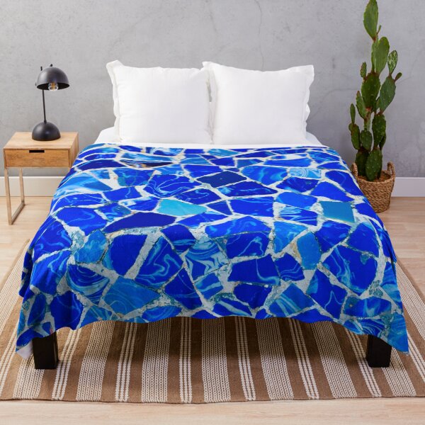Item preview, Blue Barcelona Mosaic designed and sold by BeCarpeDiem.