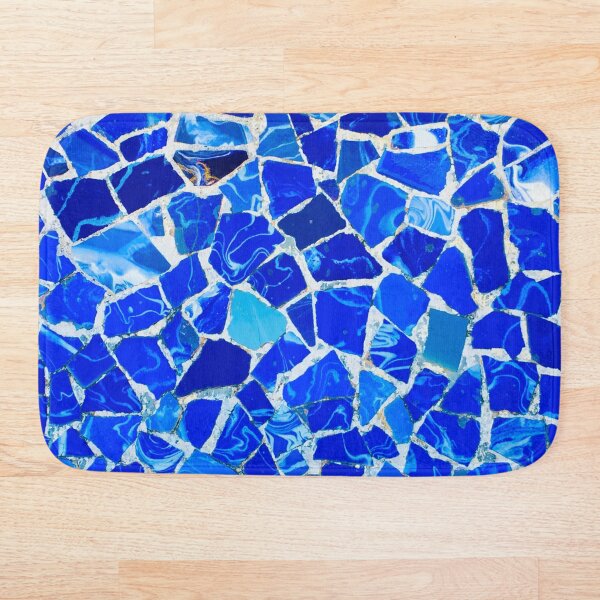 Item preview, Blue Barcelona Mosaic  designed and sold by BeCarpeDiem.