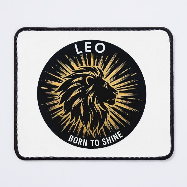 Item preview, Leo Fire – Born to Shine Sticker Sumi-e Ukiyo-e Watersplash ink Art designed and sold by blacksealstudio.