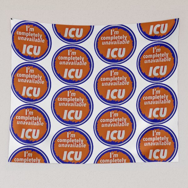 Item preview, Nurse Humor Print Novelty: ICU designed and sold by PSST-Design.