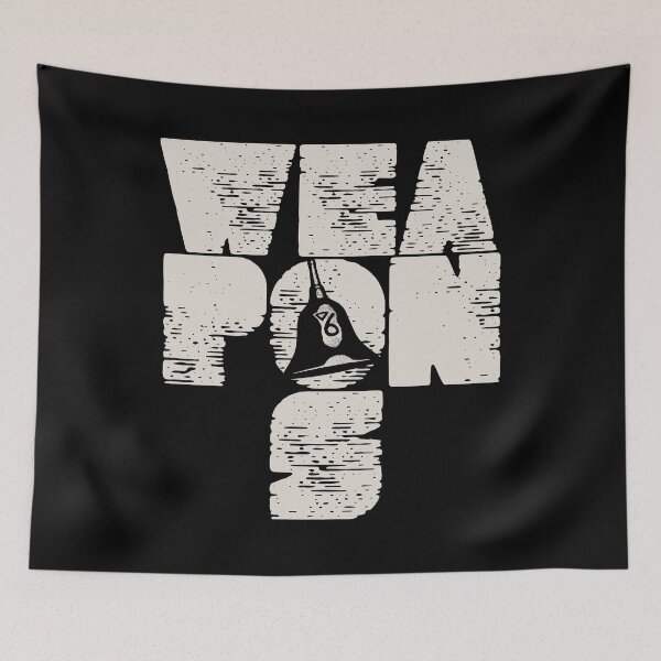 Item preview, Weapons Movie 2025 Gladys Bell Calligraphy Art designed and sold by LapinMagnetik.