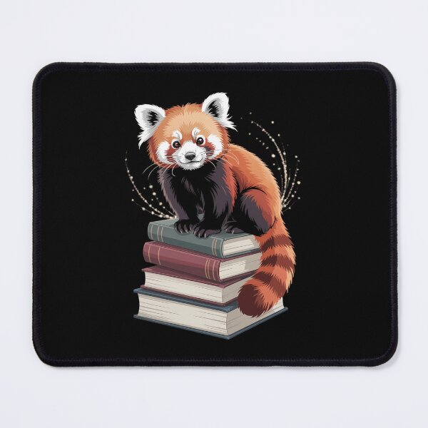 Item preview, Red Panda Books Lover Reading Bookworm designed and sold by IdunayaStore.