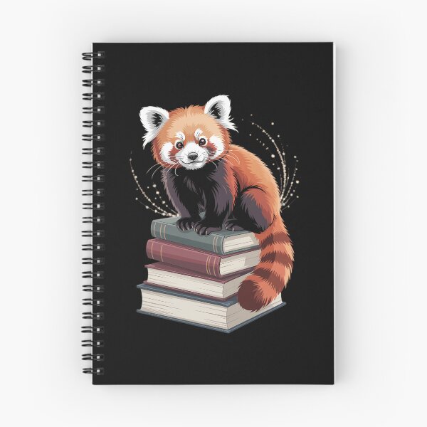 Item preview, Red Panda Books Lover Reading Bookworm designed and sold by IdunayaStore.