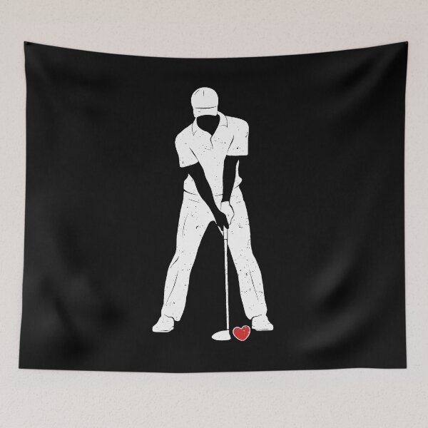 Item preview, Romantic Valentine Golf Swing Silhouette Tee designed and sold by LashondaGreen89.