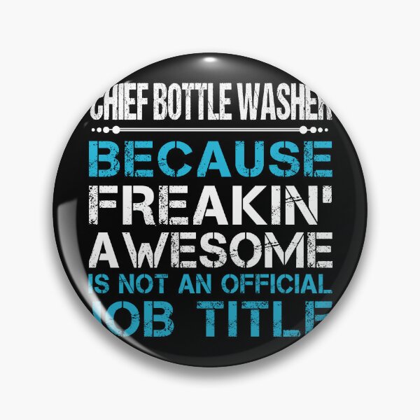 Item preview, Chief Bottle Washer designed and sold by YungMcIlwain.