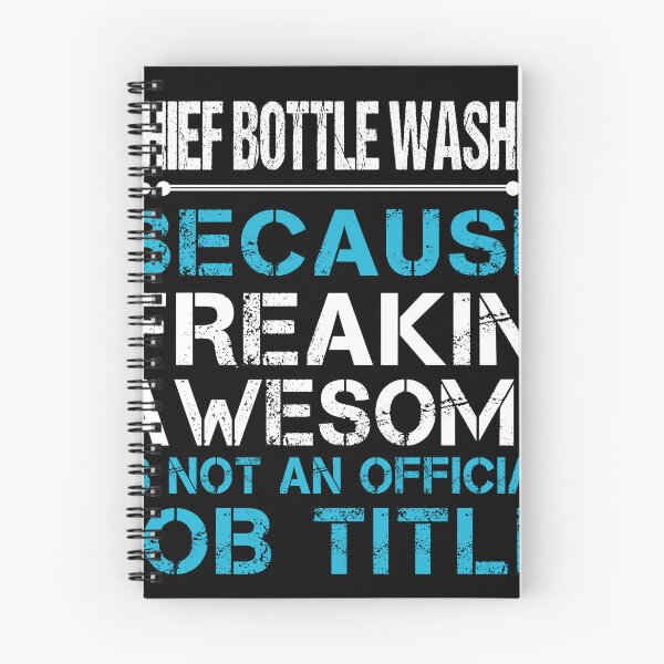Item preview, Chief Bottle Washer designed and sold by YungMcIlwain.