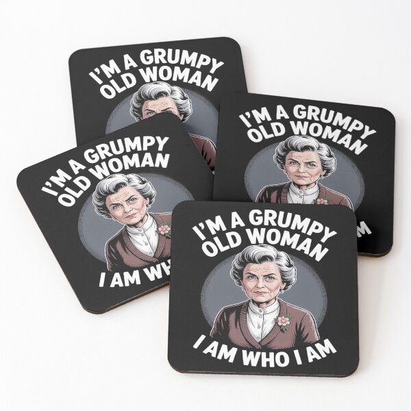 Item preview, I Am A Grumpy Old Woman I Am Who I Am Thin Patience designed and sold by Tatianamiobi.