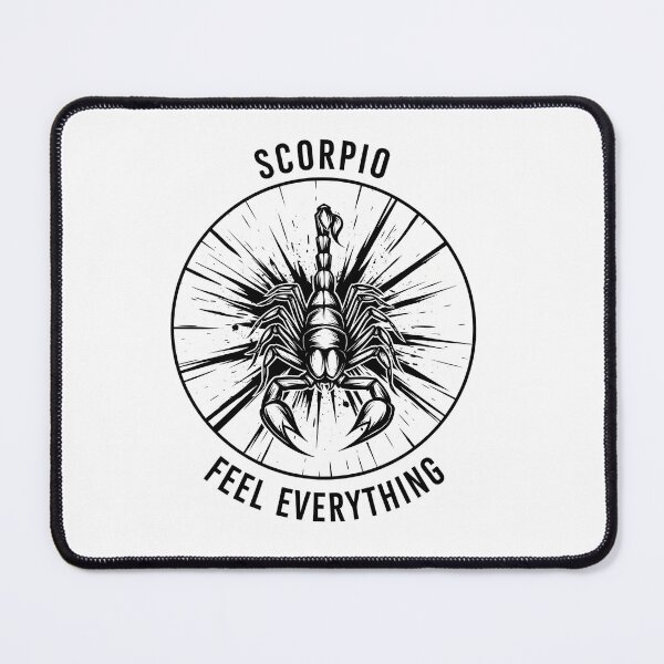 Item preview, Scorpio Water – Feel Everything Sticker Sumi-e Ukiyo-e Watersplash ink Art designed and sold by blacksealstudio.