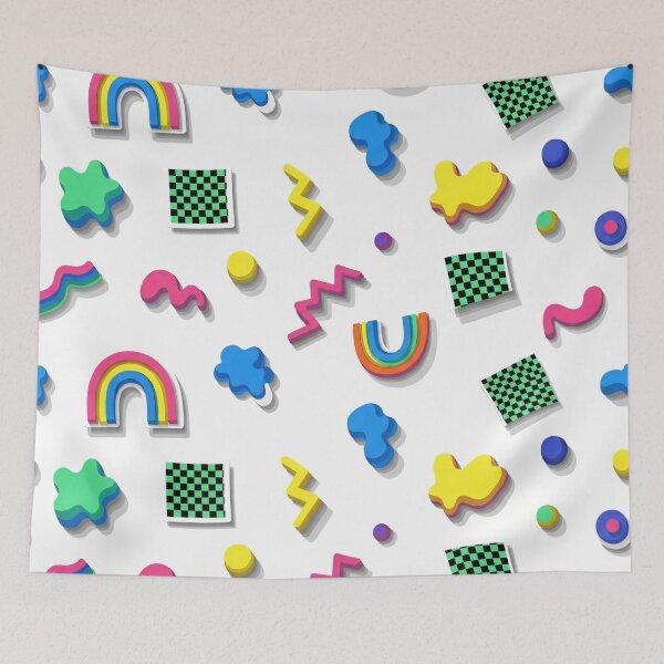 Item preview, Rainbow Pop Icons designed and sold by Kaleidoscope Print.