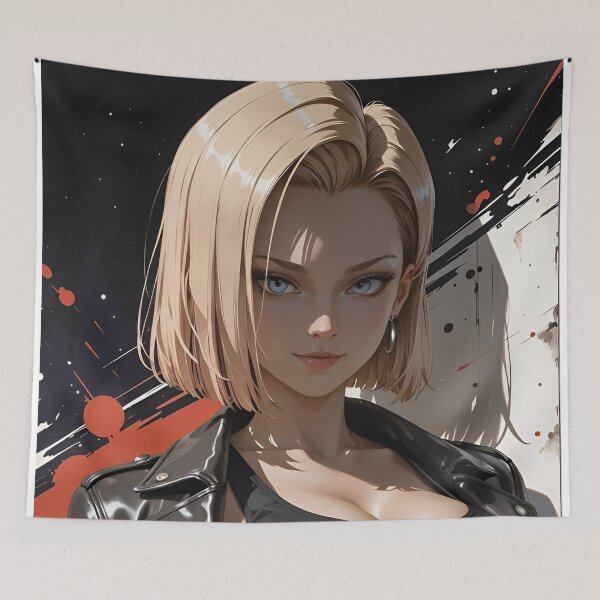Item preview, Urban Rebel Muse – Modern Anime Street Style Art designed and sold by Dyan4.