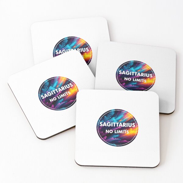 Item preview, Sagittarius Zodiac – No Limits Sticker Sumi-e Ukiyo-e Watersplash ink Art designed and sold by blacksealstudio.