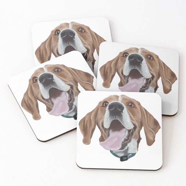 Item preview, smiling beagle designed and sold by Sojobo-art.