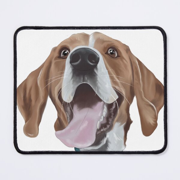 Item preview, smiling beagle designed and sold by Sojobo-art.