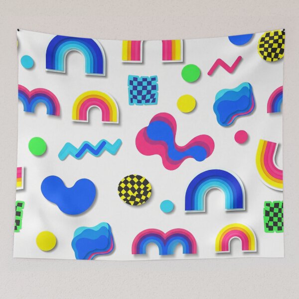Item preview, Rainbow Sticker Scatter designed and sold by Kaleidoscope Print.