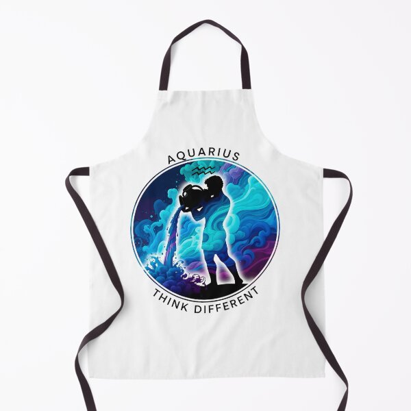Item preview, Aquarius Air – Think Different Sticker Sumi-e Ukiyo-e Watersplash ink Art designed and sold by blacksealstudio.
