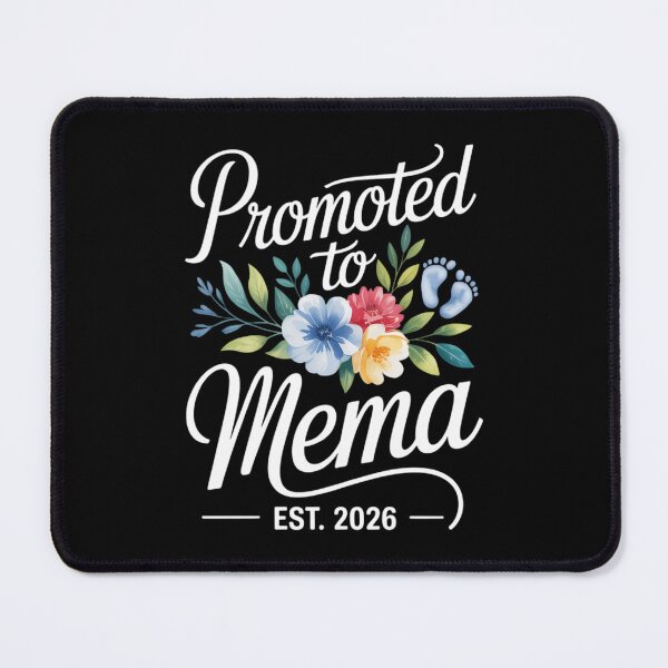 Item preview, Promoted To Mema Est. 2026 Floral Mother's Day designed and sold by IdunayaStore.