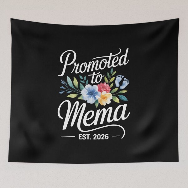 Item preview, Promoted To Mema Est. 2026 Floral Mother's Day designed and sold by IdunayaStore.