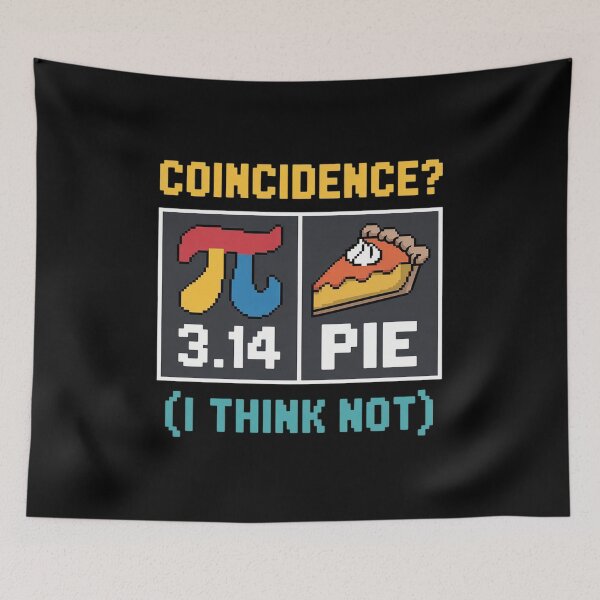 Item preview, Pi Equals Pie Coincidence Happy Pi Day Mathematics designed and sold by AmandasHastie.