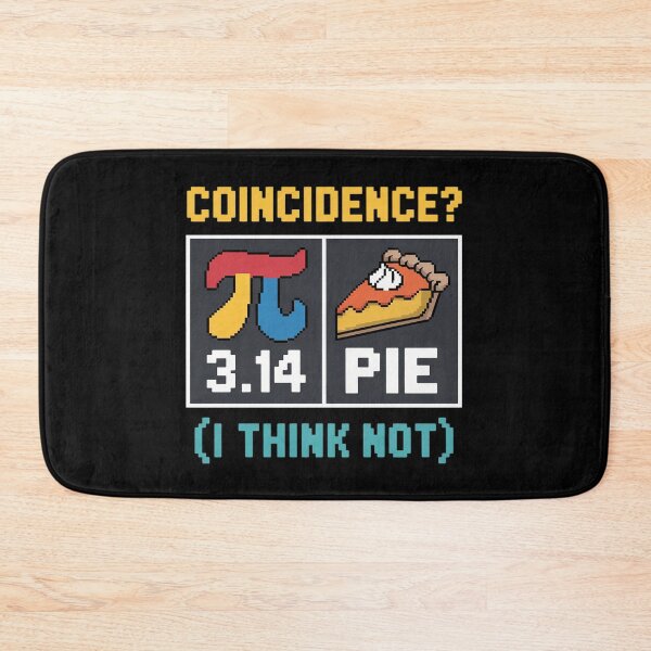 Item preview, Pi Equals Pie Coincidence Happy Pi Day Mathematics designed and sold by AmandasHastie.