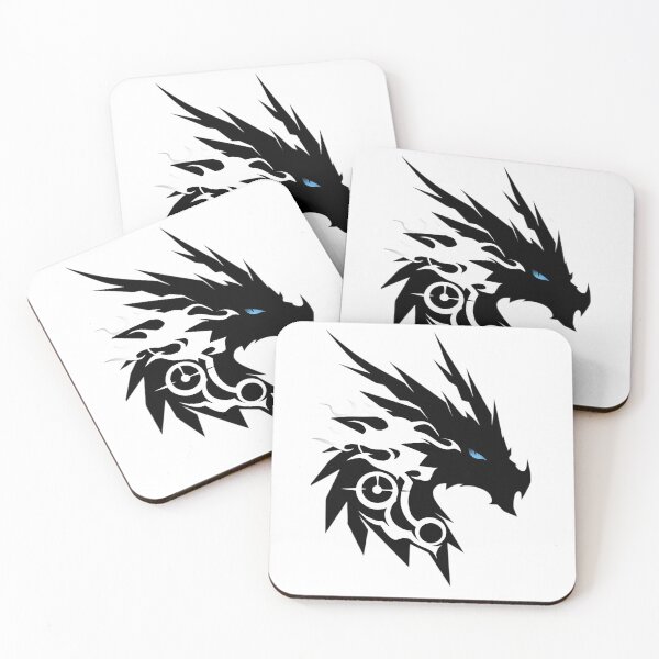 Item preview, Cyber Dragon Eye – Futuristic Tribal Dragon Emblem designed and sold by Dyan4.