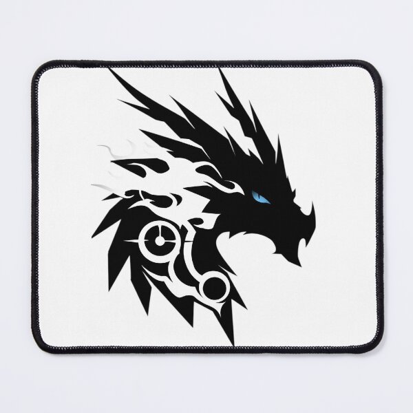 Item preview, Cyber Dragon Eye – Futuristic Tribal Dragon Emblem designed and sold by Dyan4.