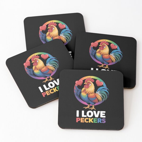 Item preview, I Love Peckers Chicken Farmer Farming Pride LGBTQ Chicken designed and sold by IdunayaStore.
