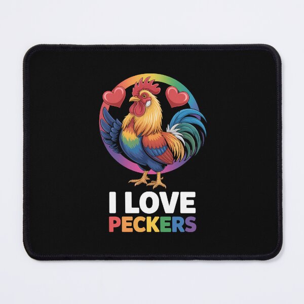 Item preview, I Love Peckers Chicken Farmer Farming Pride LGBTQ Chicken designed and sold by IdunayaStore.