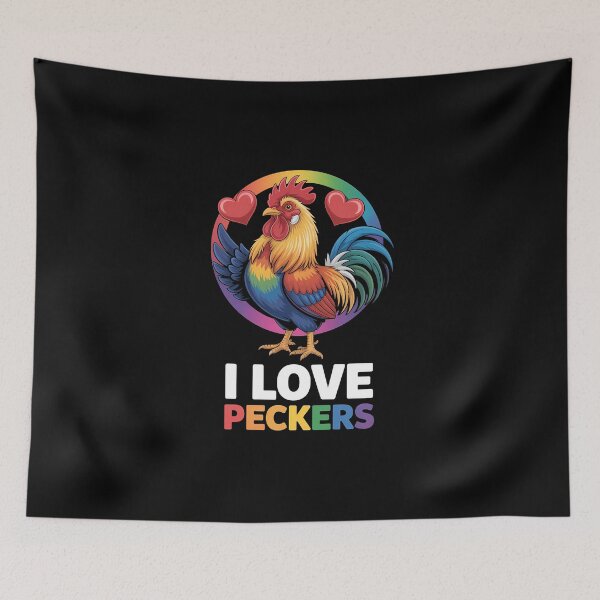 Item preview, I Love Peckers Chicken Farmer Farming Pride LGBTQ Chicken designed and sold by IdunayaStore.
