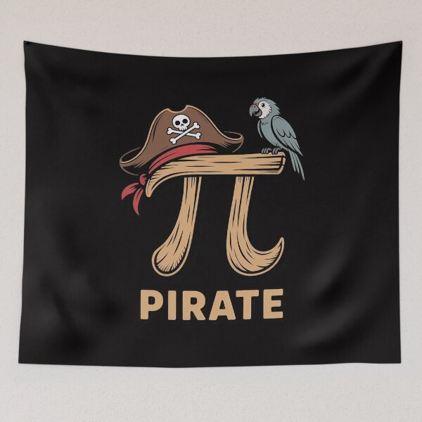 Item preview, Pirate - Math Geek 3.14 Hat Hook Pi Day March 14 Pun designed and sold by MatthewJordas.