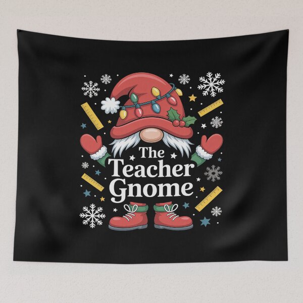Item preview, Teacher Gnome Xmas Matching Family Christmas Pajama School Men Women Kids designed and sold by RonnasJackson.