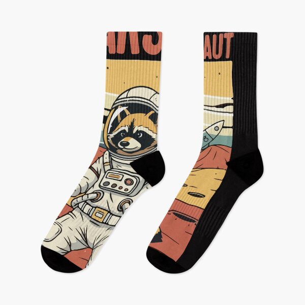 Item preview, Mars Explorer Raccoon Astronaut | Retro Space Vintage designed and sold by Maesa Studio.