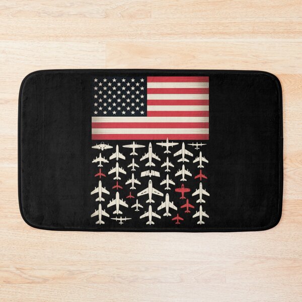 Item preview, Pilot Airplane American Flag Plane Aviation designed and sold by AmandasHastie.