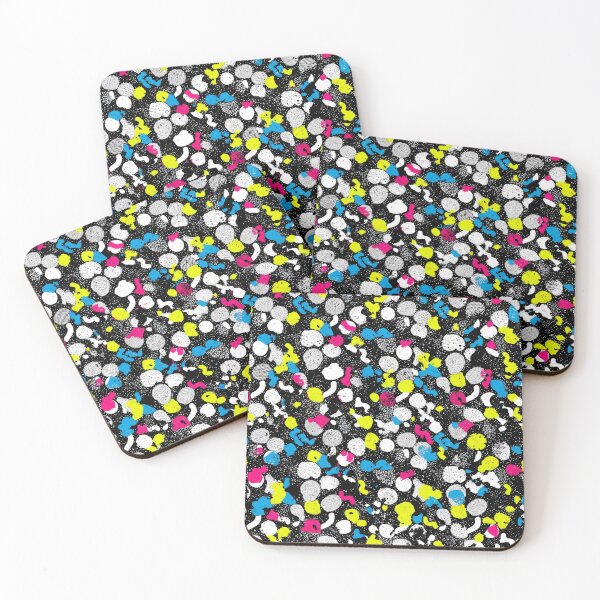 Item preview, Neon Splatter Noise designed and sold by Kaleidoscope Print.