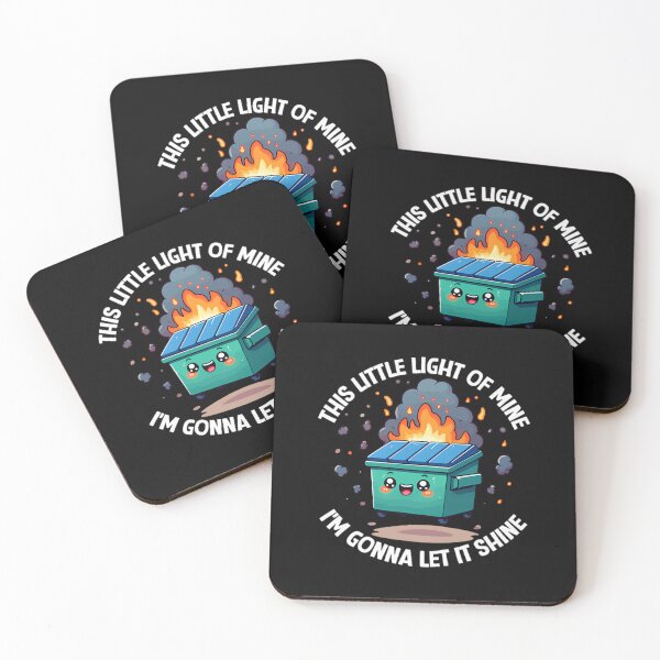 Item preview, Funny Dumpster Fire Anxiety Humor Mental Health designed and sold by tierryrincones.