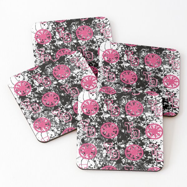 Item preview, Signature collection: Pink pretty Flamingo Wheels  designed and sold by Twisted Doodles.