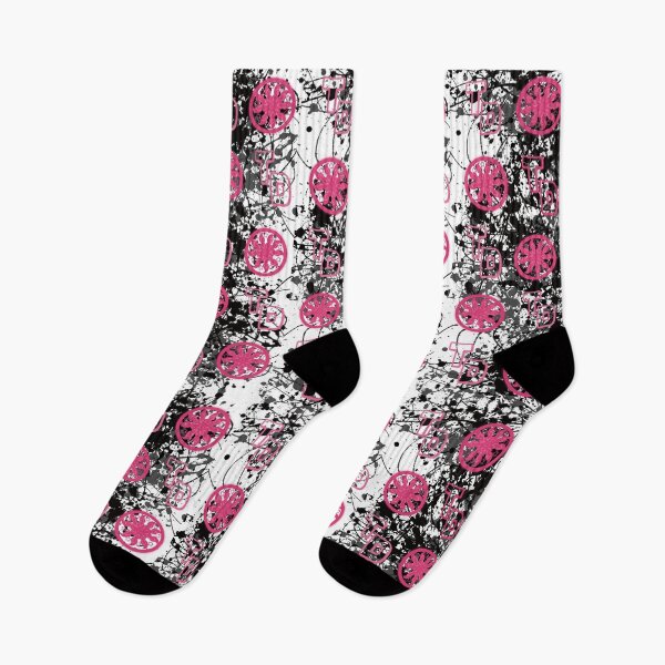 Item preview, Signature collection: Pink pretty Flamingo Wheels  designed and sold by Twisted Doodles.