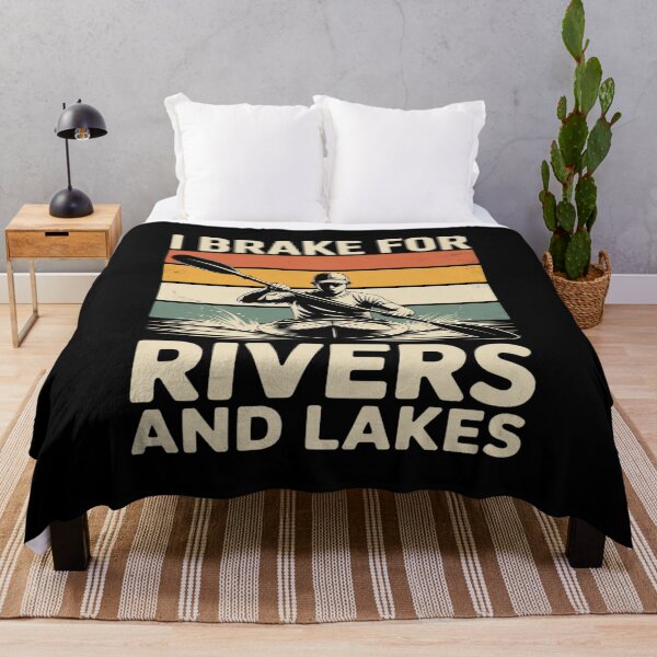 Item preview, I Brake For Rivers And Lakes Funny Kayaking Kayak designed and sold by Tatianamiobi.