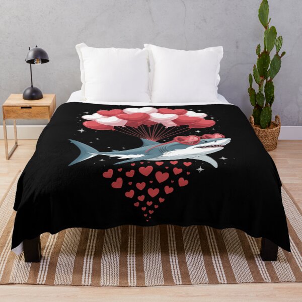 Item preview, Shark Valentine's Day Tees Heart Animals Lover designed and sold by EllenJast.