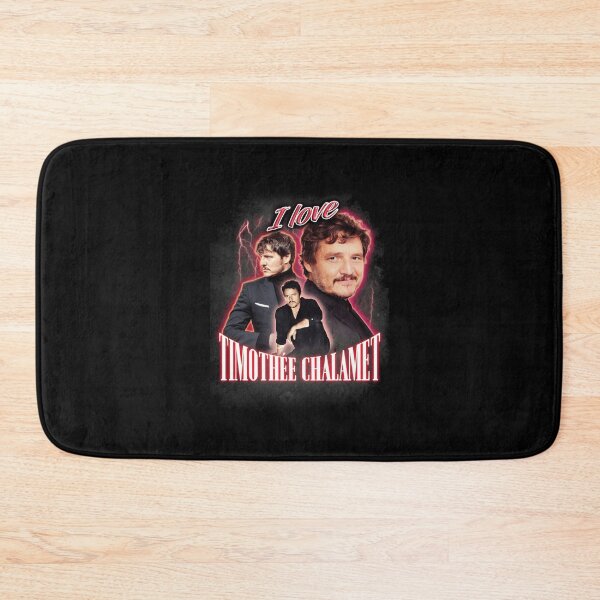 Item preview, I Love Timothee Chalamet Pedro Pascal Cursed Fan Collage  designed and sold by Shaunthesheep41.