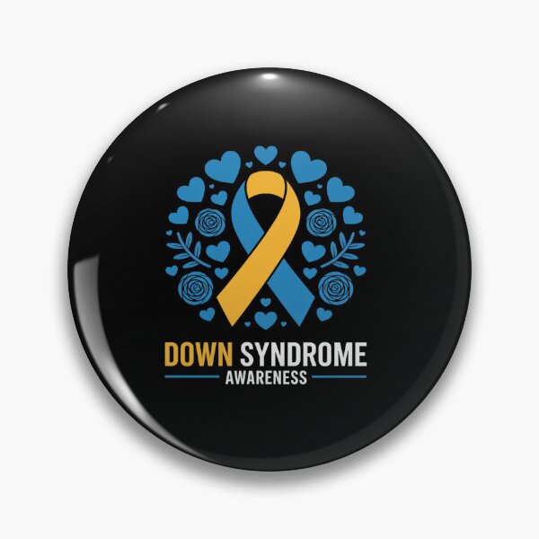 Item preview, World Down Syndrome Awareness Day Ribbon Hearts T21 March 21 designed and sold by RonnasJackson.