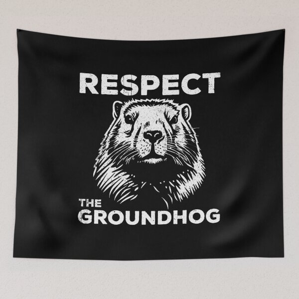 Item preview, Respect the Groundhog - Funny Woodchuck Lover designed and sold by kalyaidriza.