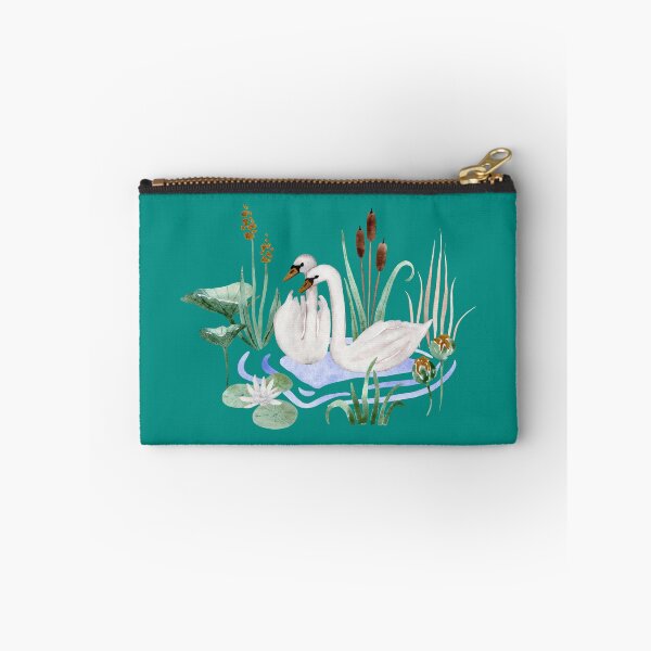 Item preview, Swan Lake Painted by Hand in Watercolor designed and sold by andrebalest.art.