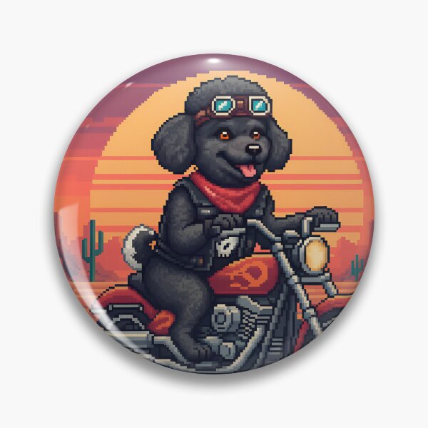 Item preview, Biker Poodle designed and sold by UrbanTRIP.