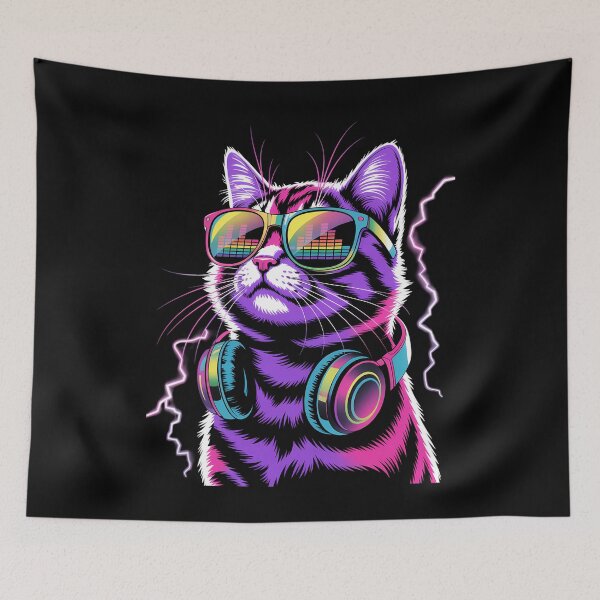 Item preview, Cat EDM Music Lovers Disco Party designed and sold by SyncSusscess.