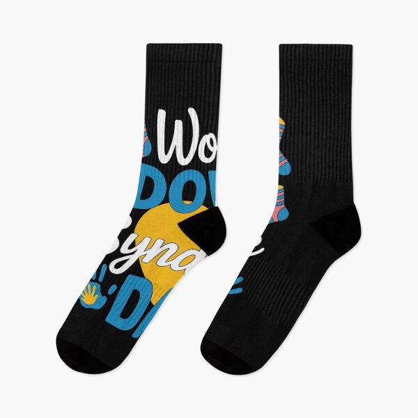 Item preview, Syndrome Day Awareness Socks Down Right Kids World Down  designed and sold by RonnasJackson.