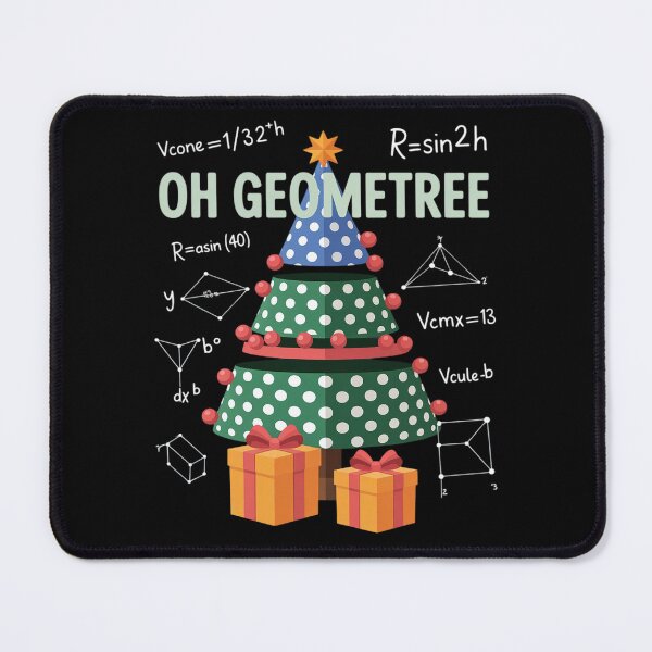 Item preview, Oh Geometree Geometry Math Science Teacher Christmas Men Women Kids designed and sold by Dakarothill.