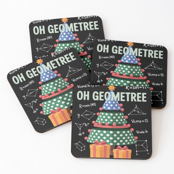Item preview, Oh Geometree Geometry Math Science Teacher Christmas Men Women Kids designed and sold by Dakarothill.